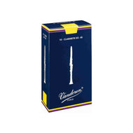 Vandoren Bb Clarinet Traditional Reeds - Strength 4.0 - CR104 - 10 Per Box