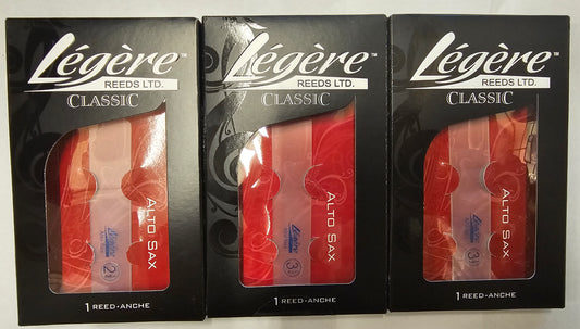 Legere Classic Alto Saxophone Reeds - Original Packaging