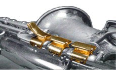 Oleg Side Key Riser Alto/ Tenor/ Bari Sax - Gold Plated - Set of 3 - #107