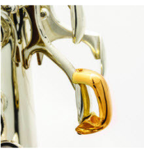 Load image into Gallery viewer, Oleg Skyscraper Palm Key Riser for Alto/ Tenor/ Bari Sax, Gold Plated -109