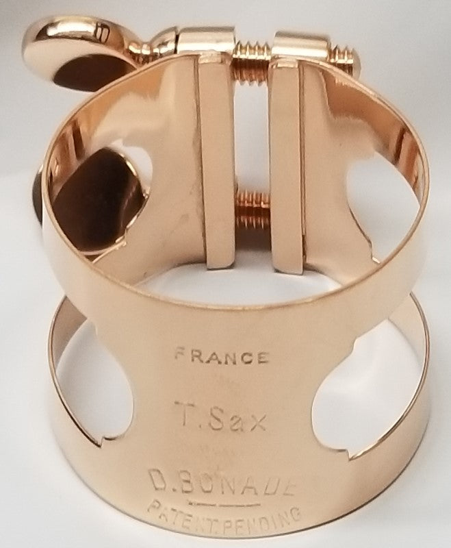 Bonade Tenor Sax Regular Rose Gold Plated Ligature - 2255PO