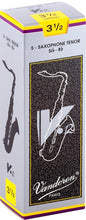 Load image into Gallery viewer, Vandoren Tenor Saxophone V12 Reeds - 5 Per Box
