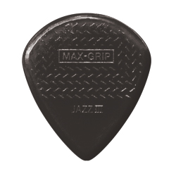 Dunlop Jazz III Max Grip Black Stiffo Guitar Picks - 6 Pack - 471-3S