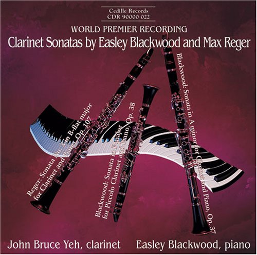 CD Clarinet Sonatas by Blackwood & Reger