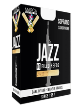 Load image into Gallery viewer, Marca JaZZ Filed Soprano Sax Reeds - 10 Per Box