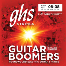 Load image into Gallery viewer, GHS Boomers Round Wound Nickel Ultra Light Electric Guitar Strings - GBUL