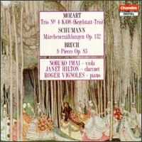 Mozart: Trio in Ef; Bruch: Pieces Op83/ 1-8 - Janet Hilton