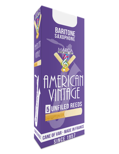 Marca American Vintage Baritone Saxophone Reeds - 5/Box