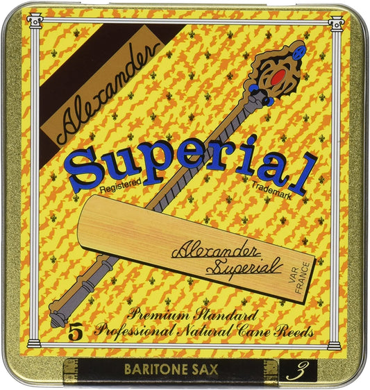 Alexander Superial Baritone Sax  Reeds - 5 Per Box