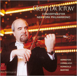 CD Glenn Dicterow, Concertmaster, New York Philharmonic