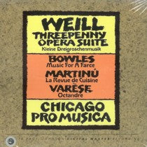 Weill-Threepenny Opera Suite - Chicago Pro Musica