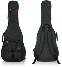 Load image into Gallery viewer, Gator Transit Series Acoustic Guitar Gig Bag- Charcoal Exterior - GT-ACOUSTIC