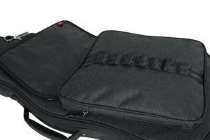 Gator Transit Series Electric Guitar Gig Bag with Charcoal Black Exterior - GT-ELECTRIC-BLK