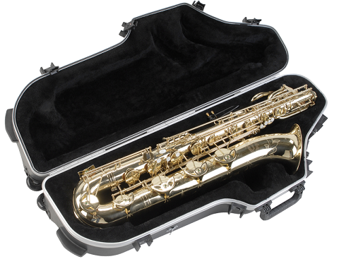 SKB Baritone Sax Case with Wheels SKB-455W