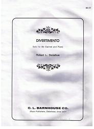 Divertimento -Solo for Bb Clarinet by: Robert Donahue