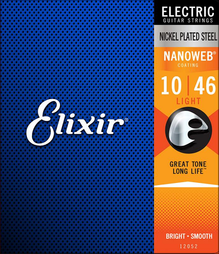Elixir Nickel Plated Nanoweb Electric Guitar Strings