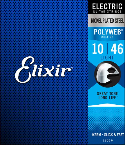 Elixir Nickel Plated Polyweb Electric Guitar Strings