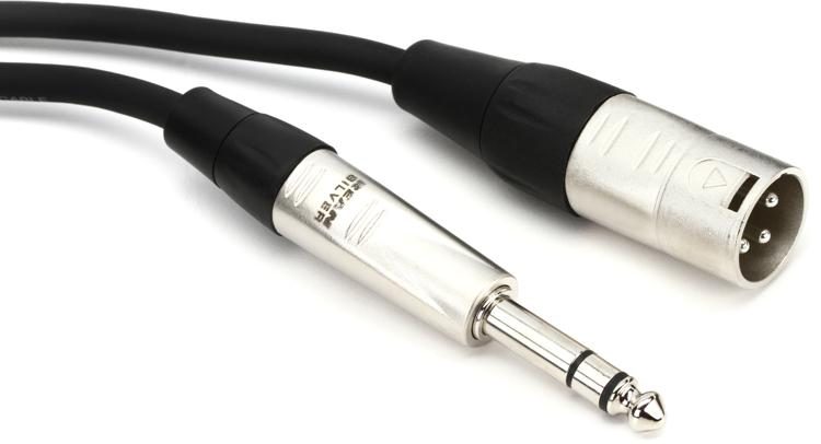 Hosa Pro Audio Cable 1/4 TRS to XLR (M) HXS-005