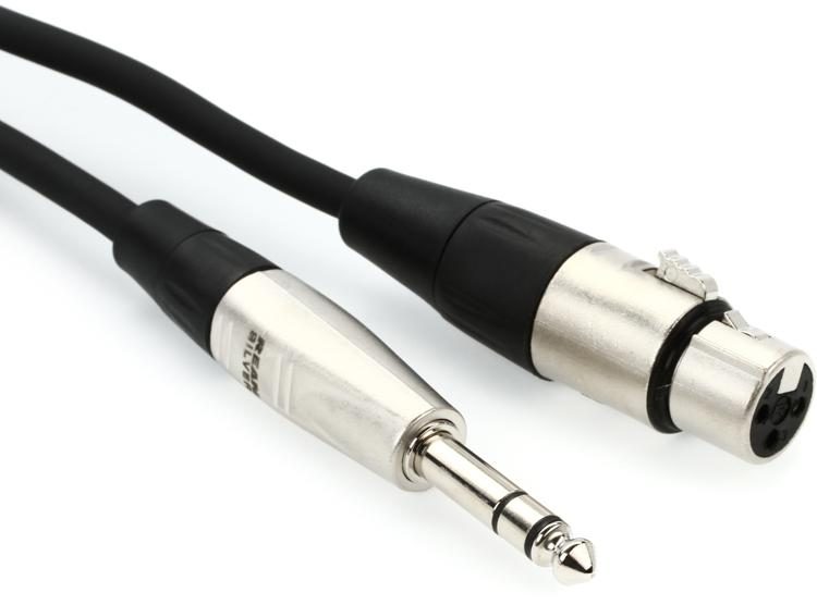 Hosa Pro Audio Cable 1/4 TRS to XLR (F)