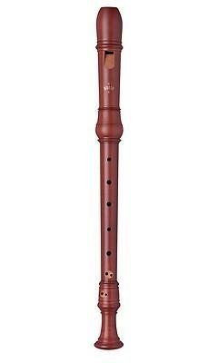 Moeck Rottenburgh Stained Pearwood Alto Recorder W/ Double Holes - 4303