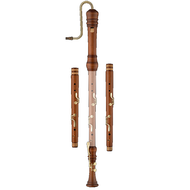 Moeck Rottenburgh Oiled &  Stained Maple Bass Recorder W/ Double Holes - 4599