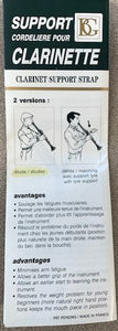 BG France Clarinet Strap - Regular Sling - with Extension Rod - C20