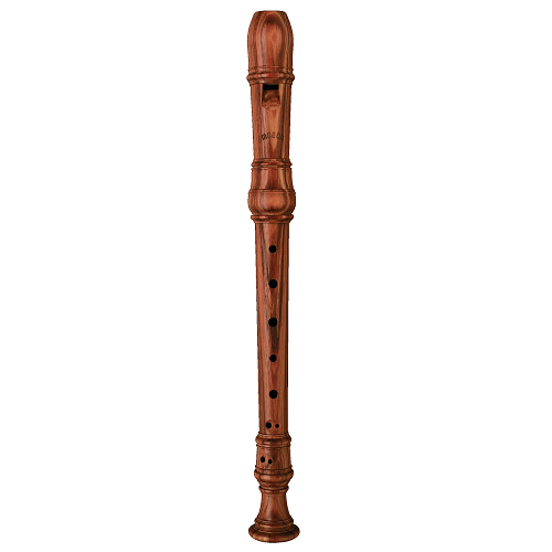 Moeck Rottenburgh Rosewood Soprano Recorder W/ Double Holes - 4208