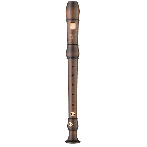 Moeck Flauto Rondo Stained Maple Sopranino Recorder W/ Double Holes - 2101