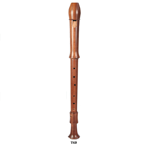 Aura Tenor Bubinga Baroque Study Double Holes Recorder - AT6B