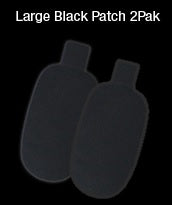 Jody Jazz Large Black Mouthpiece Patch -  2 Per Pack