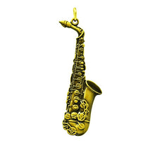 Load image into Gallery viewer, AIM GIFTS Alto Sax Antique Brass Keychain - K67