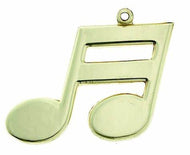 AIM GIFTS Double 16th Note Keychain - K82