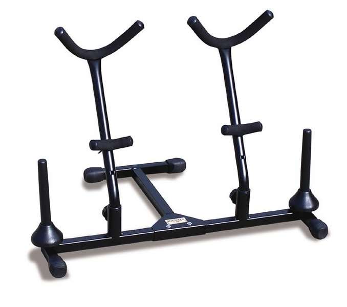 Hamilton Double Sax Stand with Two Clarinet/Flute Pegs - KB962