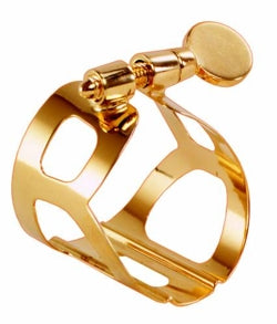 BG France Tradition Gold Plated Bari Sax Ligature - L61