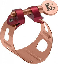 Load image into Gallery viewer, BG France Soprano Sax Ligature Duo Rose Gold -LDS9