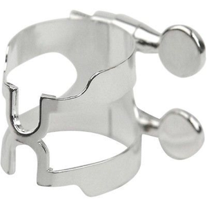 Rico Silver Plated Bb Clarinet H-Ligature & Plastic Cap - HCL1S