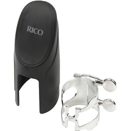 Rico Silver Plated Bb Clarinet H-Ligature & Plastic Cap - HCL1S