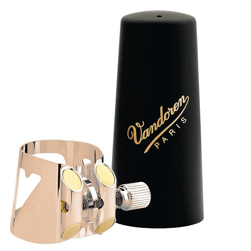 Vandoren Optimum Alto Sax Pink Gold Ligature  - LC07PGP