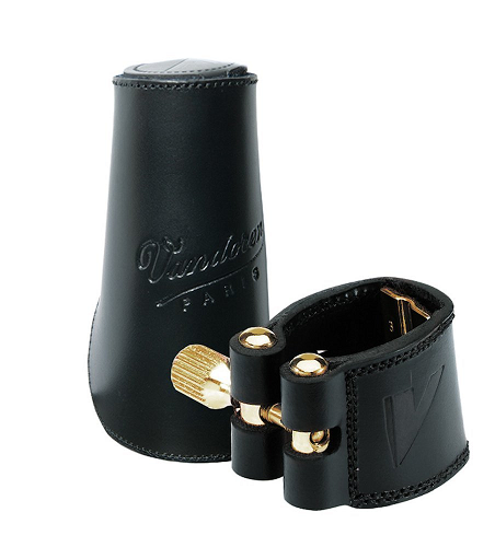 Vandoren Soprano Sax Leather Ligature with Leather Cap - LC26L