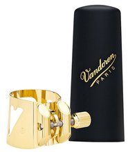 Load image into Gallery viewer, Vandoren Optimum Gold Tenor Sax Ligature for Metal V16 Mouthpieces - LC080P