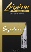 Load image into Gallery viewer, Legere Signature Baritone Saxophone Reed - 1 Synthetic Reed