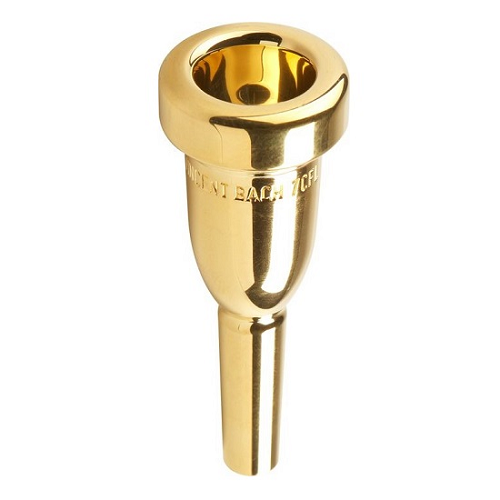 Bach Mega Tone Gold Plated Cornet Mouthpieces - K349GP