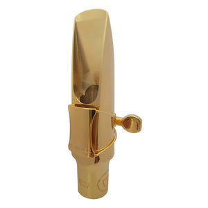 Brancher Gold Plated Alto Sax Mouthpiece with Gold Plated Ligature