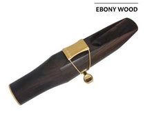 Load image into Gallery viewer, Brancher Baritone Sax Ebony Wood  Mouthpiece with Gold Plated Ligature