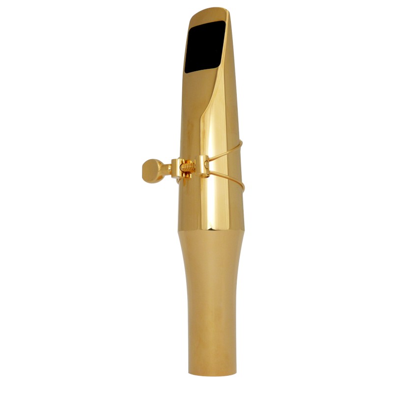 Brancher Baritone Sax Gold Plated Mouthpiece with Gold Plated Ligature
