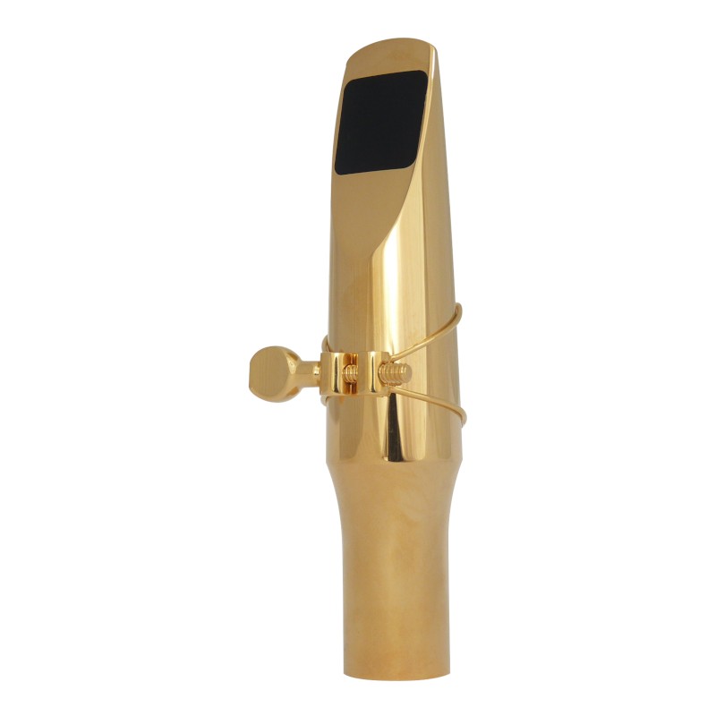 Brancher Gold Plated Tenor Sax Mouthpiece W/ Gold Plated Ligature