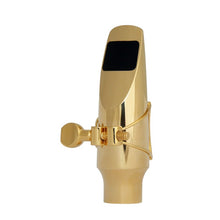 Load image into Gallery viewer, Brancher Gold Plated Soprano Sax Mouthpiece W/ Gold Plated Ligature