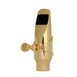 Brancher Gold Plated Soprano Sax Mouthpiece W/ Gold Plated Ligature