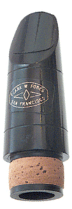 Clark W. Fobes San Francisco Bb Clarinet Mouthpiece - Made from Zinner Blanks
