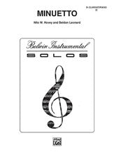 Minuetto by: Nilo W. Hovey and Beldon Leonard for Bb Clarinet